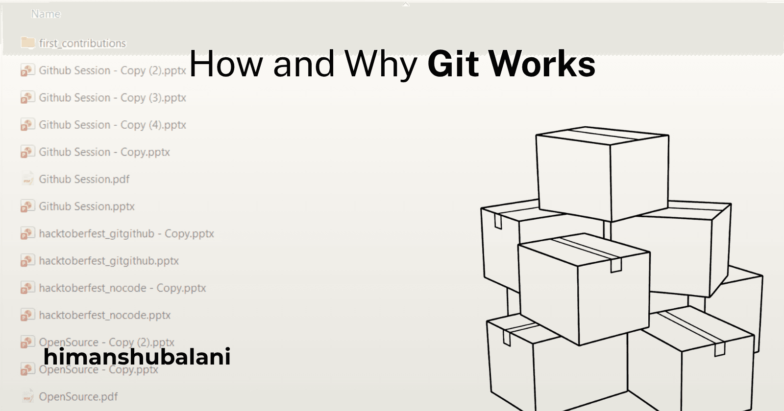 How and why Git Works